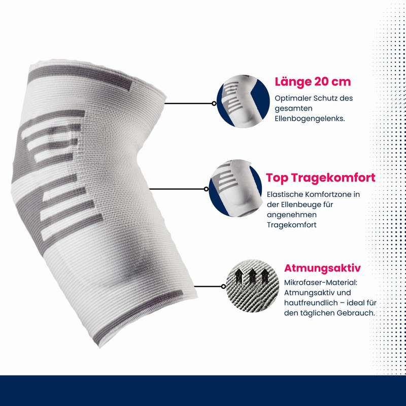 Seeger Basic Elbow Support - Orthopaedic Compression Bandage for Tennis