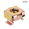 sourcing map M4 Cage Nuts for Server Rack Cabinet, Carbon