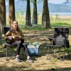 EVER ADVANCED Reclining Camping Chairs for Adult Lightweight, Folding Recliner