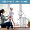 Metal Locks for Windows and Doors Window Sash Locks White