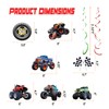 22pack Foil Monster Truck Hanging Swirls, 16 pack with 8
