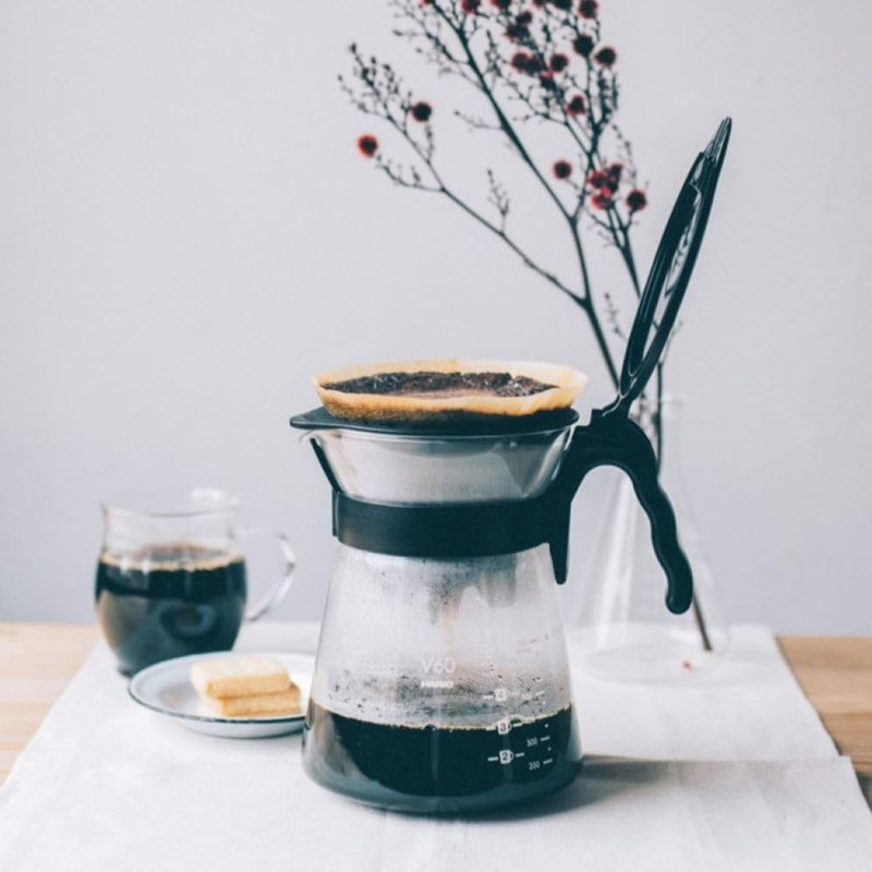 HARIO VDIR-02-B Coffee Dripper Server V60 Drip In Coffee Hand