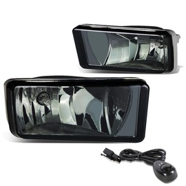 DNA Motoring FL-ZTL-802-SM Driving Fog Lamps + Switch (Driver & Passenger Side),Smoked