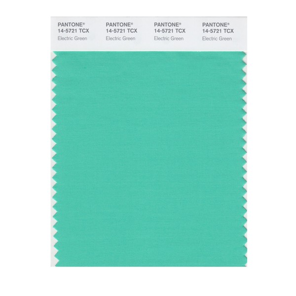 PANTONE Smart 14-5721X Color Swatch Card, Electric Green