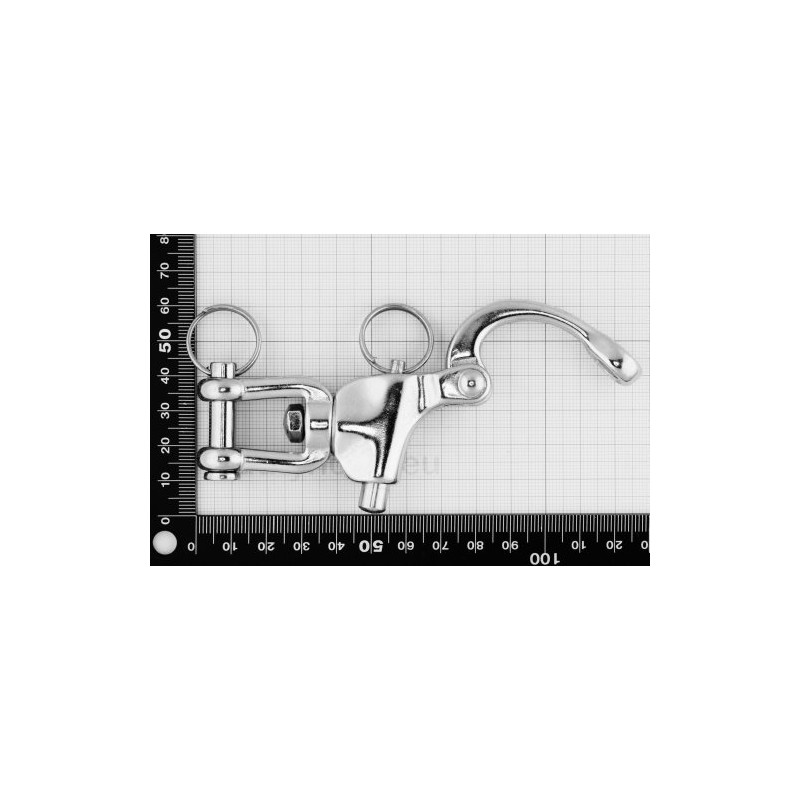 Dutyhook 8X87 Quick Release Clevis Pin Swivel Shackle, Stainless Steel