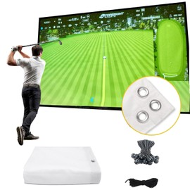 Golf Simulator Impact Screen（118 * 78 98 * 98 118 * 118 118 * 138） for Golf Training, Indoor Golf Simulators, Washable Golf Impact Screen for Golf Practice (98 * 98inch)