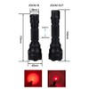 BESTSUN Red Light Torch, Red Hunting Flashlight Signal Torches Zoomable