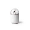 QUALY QL10220-BN Cotton Bud Organiser Recycled Plastic White / Brown
