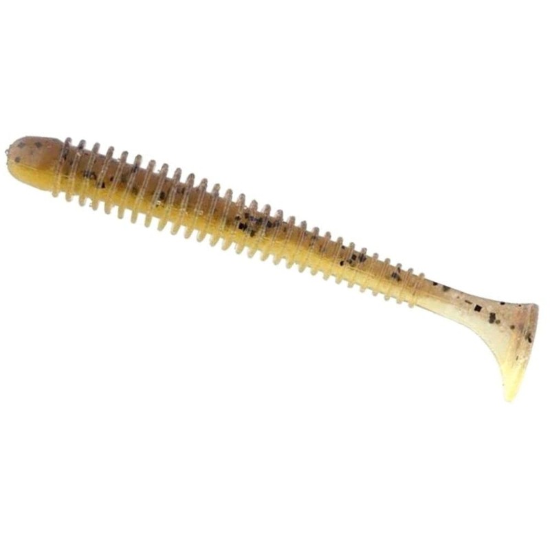 Keitech Swing Impact 4" Green Pumpkin/Chartreuse