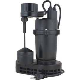 Flint Walling/Star 5SPHLC Plastic Submersible Sump Pump, 1/2Hp