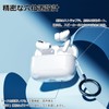 TALENANA For AirPods Pro 3ケース クリア TPU素材 金属カラビナ付属 落下防止 汚れ防止