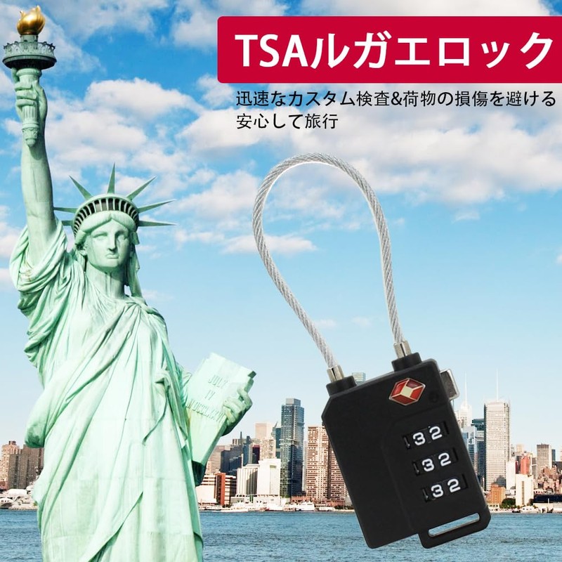 Lock Padlock Travel Dial Wire Lock PIN for Luggage, Suitcase,