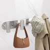 Vanloory Coat Hook Rack, Wall Mounted Rack with 4 Hooks,