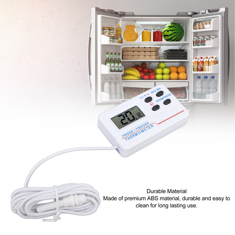 Digital Refrigerator Thermometer ‑50℃ to 70℃ ‑58℉ to 158℉ High