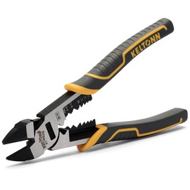 Fancytool Diagonal Wire Cutter Pliers – 4-in-1 Cutting, Stripping, Crimping & Gripping Tool for Electricians, CR-V Steel with Eccentric Force-Saving Design, Multi-Tool Pliers for DIY & Home, 8 Inch