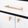 COTYKILEY 6 Pack 3.75 Inch(96mm) Champagne Copper Cabinet Handles Gold