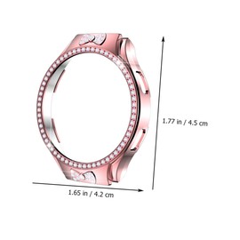 OSALADI 5pcs Glitter Watch Protector Case for Watch Stylish Rhinestone Design Lightweight Material Scratch-Resistant for Everyday Use