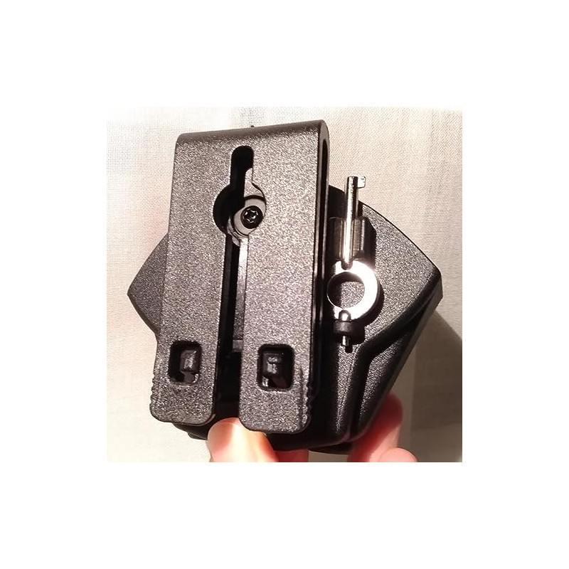 OWB Handcuff Holster Auto Lock Professional Police Strap Holder for