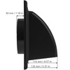 Awenta 150mm Extractor Hood Vent - Black ABS Plastic -