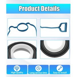 Engine Timing Cover Gasket Set Fit for 2003-2020 Dodge Ram 1500,Ram 2500,Ram 3500,Ram 4500,Ram 5500,Replaces TCS46169