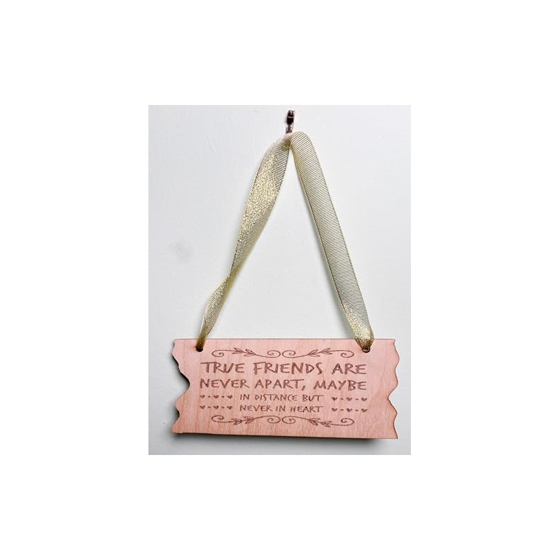 Bedroom Door Sign, True friends are never apart, maybe in