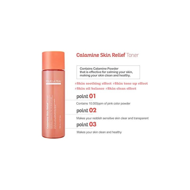 Calamine skin relief toner