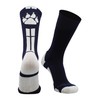MadSportsStuff Wild Paws Crew Socks (Navy/White, Small)