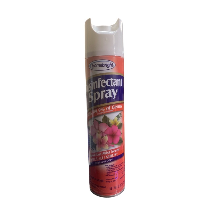 Homebright Disinfectant Spray Hawaiian Mist Scent Kills 99.9% of Germs,