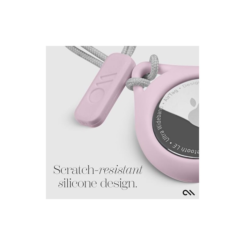 Case-Mate AirTag Holder - Durable Keychain with Rugged Strap