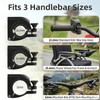 Campanello per Bicicletta Campanello Bici di Alluminio per Manubri da