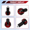 Tongze 7/8" 22mm Motorcycle Handlebar Ends: Handle Bar Ends Grips
