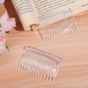 Beaupretty 10 pieces transparent plastic hair clip combs, French twist