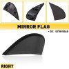 Unbranded Passenger RH Side Mirror Flags Molding Fit for 2009-2020