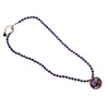 Tamarusan Long Necklace, Purple, Marble, Amethyst, Hitchitite