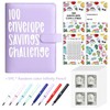 „ÄêFaddish„Äë100 envelope savings books + unlimited writing pencils for easy
