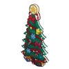 LED Christmas Decoration Light PVC Lighted Festival Window Silhouette Christmas