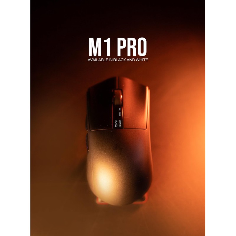 Aftershock M1 Pro Wireless Gaming Mouse, 59g, RGB Charging Dock,