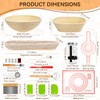 Sourdough Starter Kit, Banneton Bread Proofing Basket, Sourdough Bread Baking