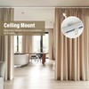 Hoeflife Ceiling Curtain Track, Curtain Track Ceiling Mount, Room Divider