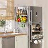 BILIONE Large Magnetic Basket for Fridge, Magnetic Shelf for Fridge,