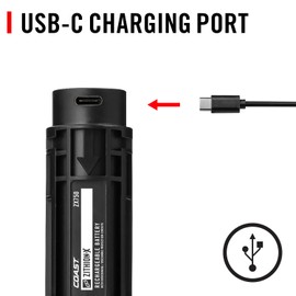 Coast ZX750 Rechargeable Battery for The GX20, HP8R, and A25R Flashlights