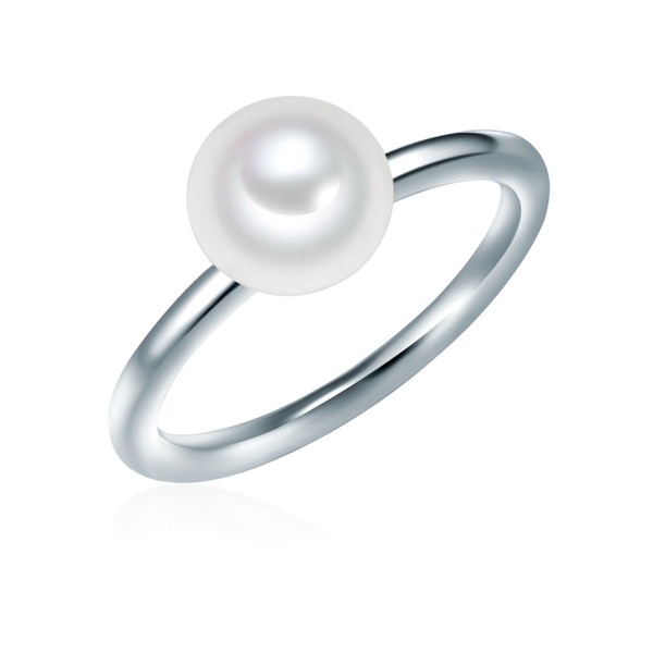 Valero Pearls Female 925/- Sterling Silver Fresh Water Cultured Pearl(s)