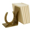 Huntley Horse Shoe Bookends, Pair, Brass Antique Finish
