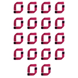 Sleeve Scrunchies Multi-Pack for Soccer, Softball and other Sports - pack of 18 pairs - color Pink/Pink