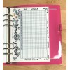 Handmade Monthly Habit Tracker Two Sided Dashboard for use with