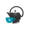 Bredemeijer Bella Rond Teapot, 230x160x225, Black