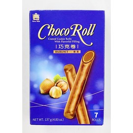 Choco Roll Hazelnut Cookie Rolls, 7 Rolls, 4.83 oz,2 Pack