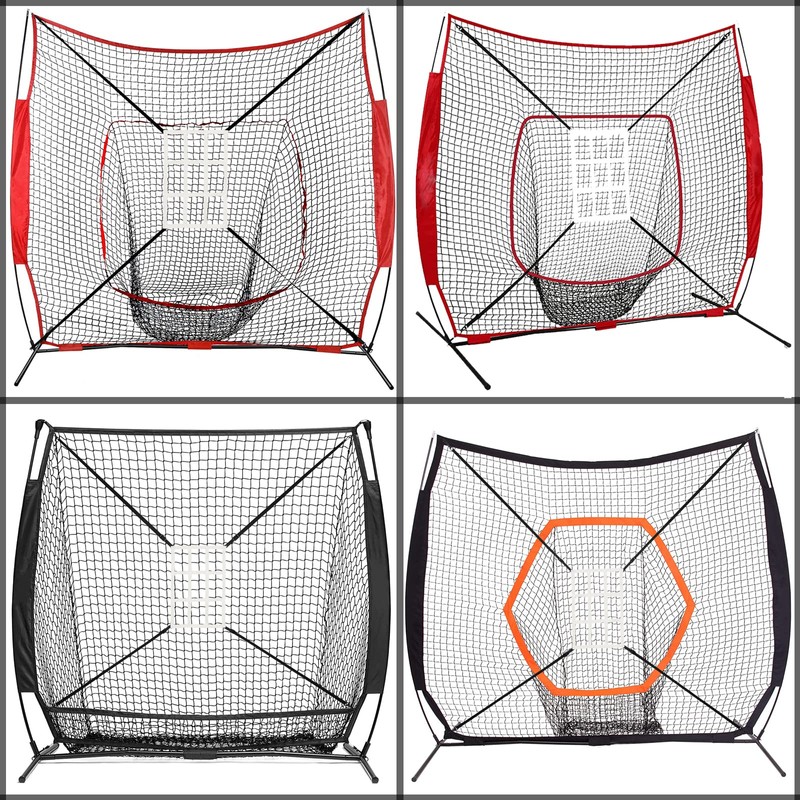 AOLIGEIJS Baseball Net Adjustable Strike Zone Target… (Strike Zone Pro,
