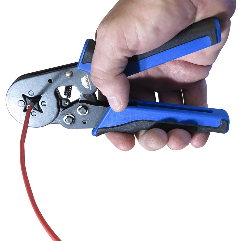 0.5 – 16mm² Self Adjusting Bootlace Ferrule Crimper