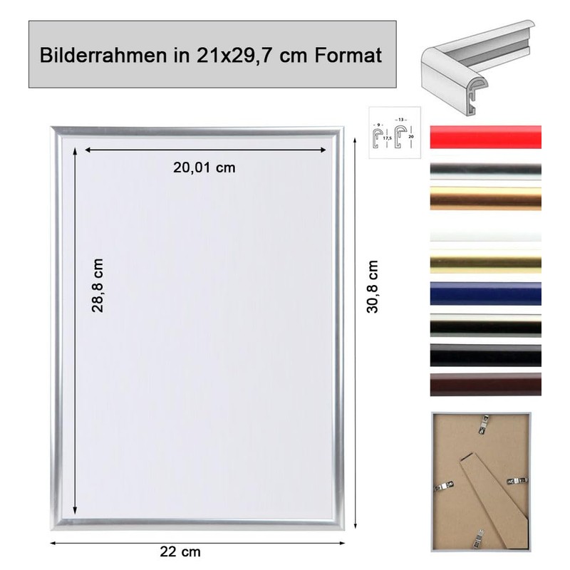 Ideal Life Plastic Picture Frame 10 x 15 cm to